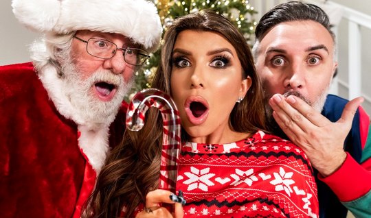 Mom got facial after holiday sex 