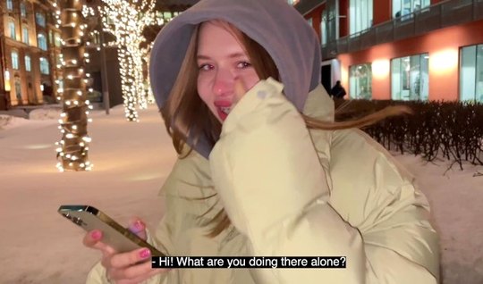 Pikaper picked up an unfortunate Russian chick and put a dick in her mouth 